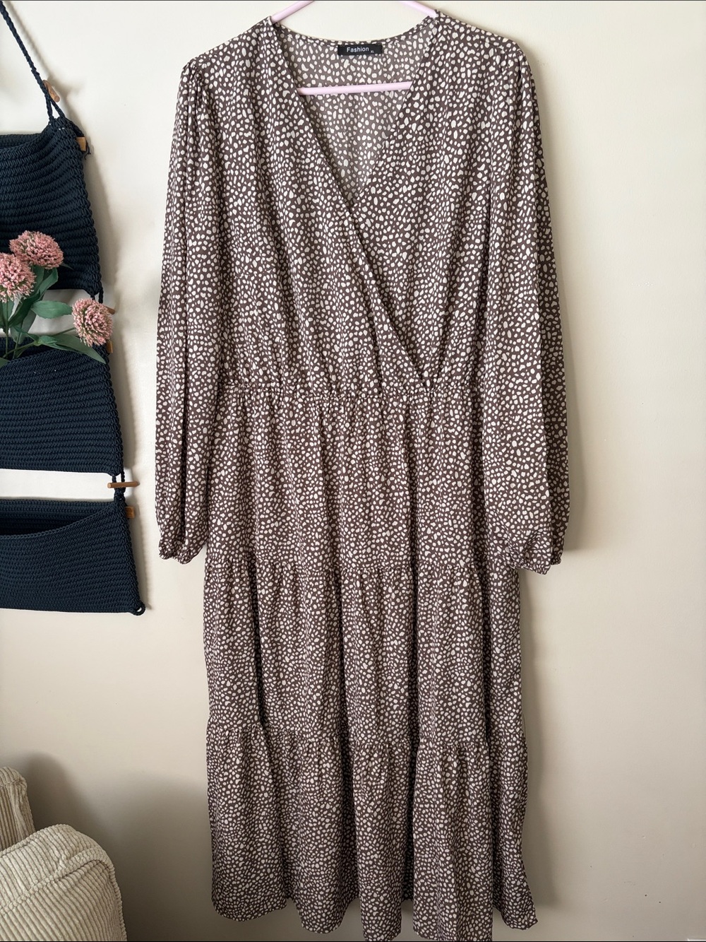 Peasant maxi dress